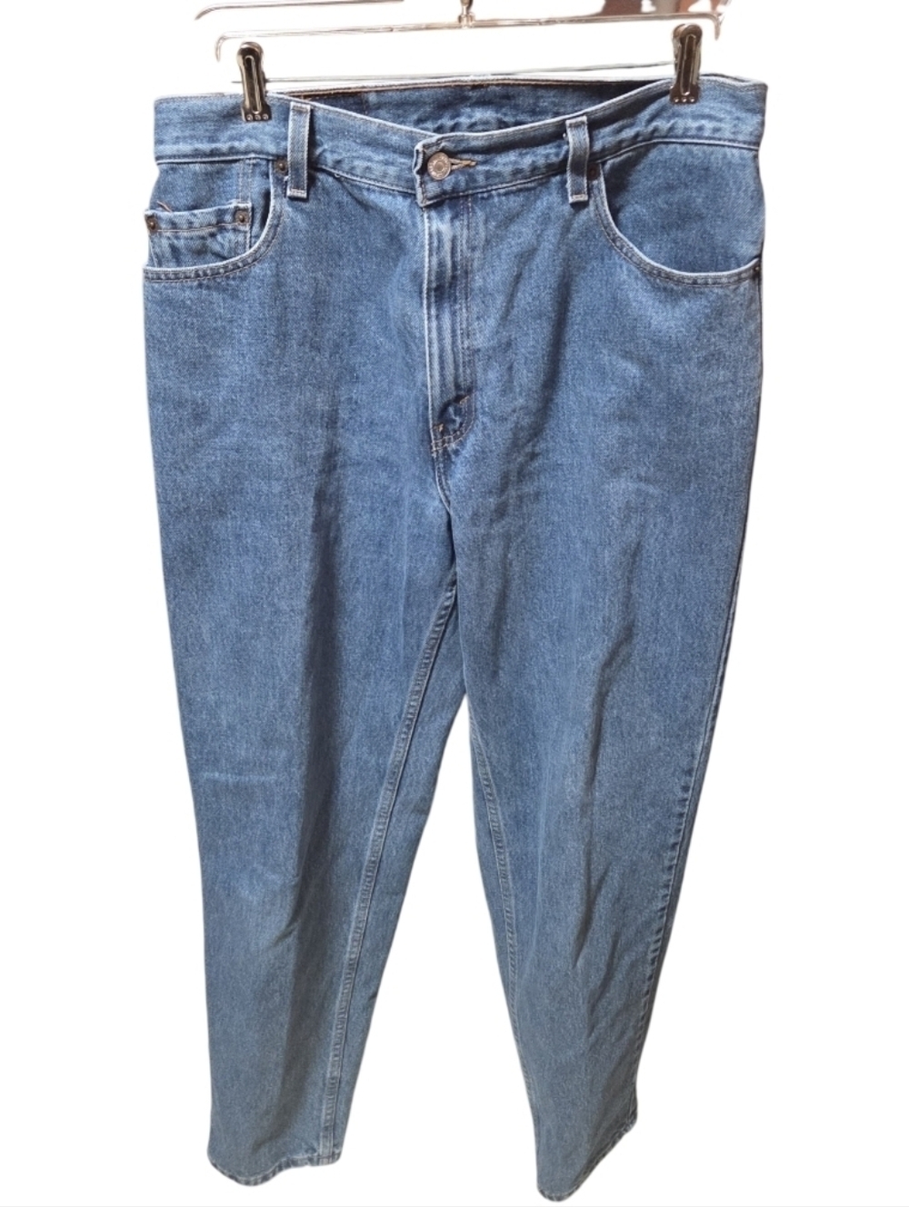 Vintage Y2K 2000 Levi's Batwing 550 High Rise Relaxed Fit Blue Jeans 13 Junior